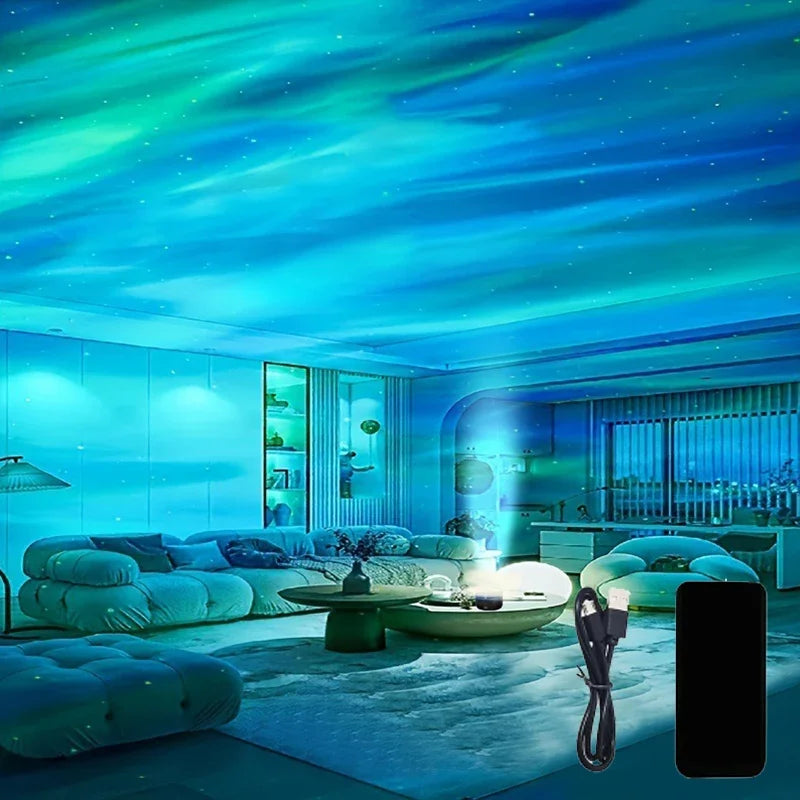 Mood Light Projector | LED RGB with Remote Control | Mood Lighting for Bedroom and Living Room 8