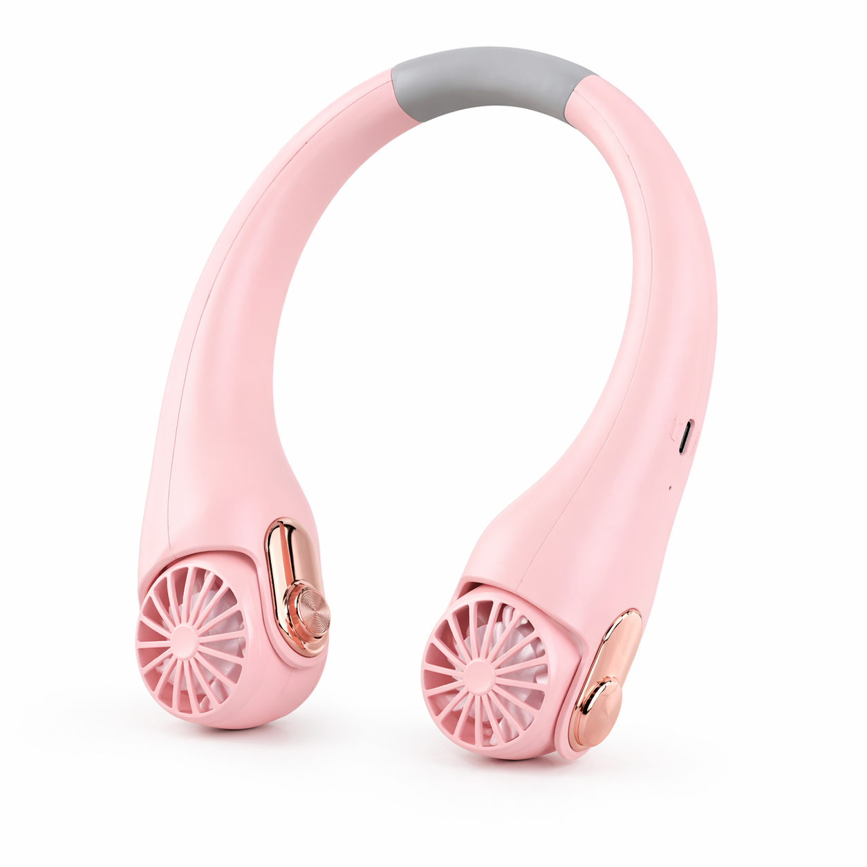 Neck Fan | 360° Airflow Rotation | Portable Bladeless Neck Fan with Adjustable Speed Settings - 2