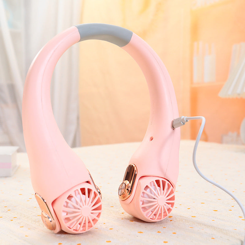 Neck Fan | 360° Airflow Rotation | Portable Bladeless Neck Fan with Adjustable Speed Settings - 7