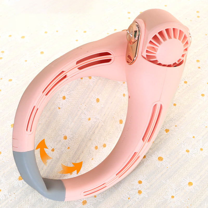 Neck Fan | 360° Airflow Rotation | Portable Bladeless Neck Fan with Adjustable Speed Settings - 10