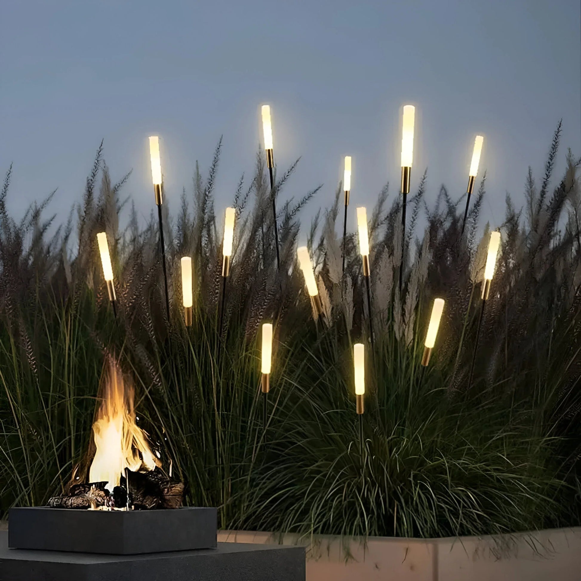 Outdoor Garden Light | Solar-Powered Metal and Acrylic | Modern Solar Lights Outdoor for Pathways and Balconies 0