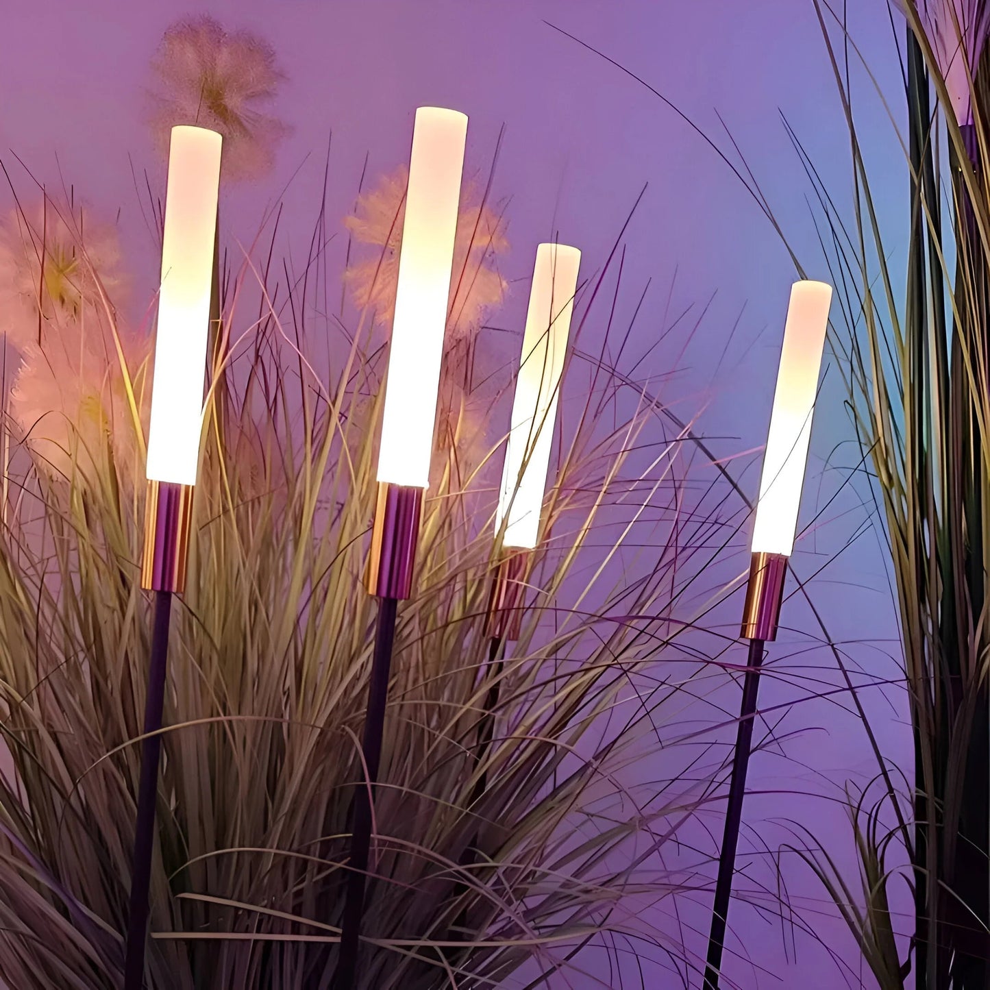 Outdoor Garden Light | Solar-Powered Metal and Acrylic | Modern Solar Lights Outdoor for Pathways and Balconies 4