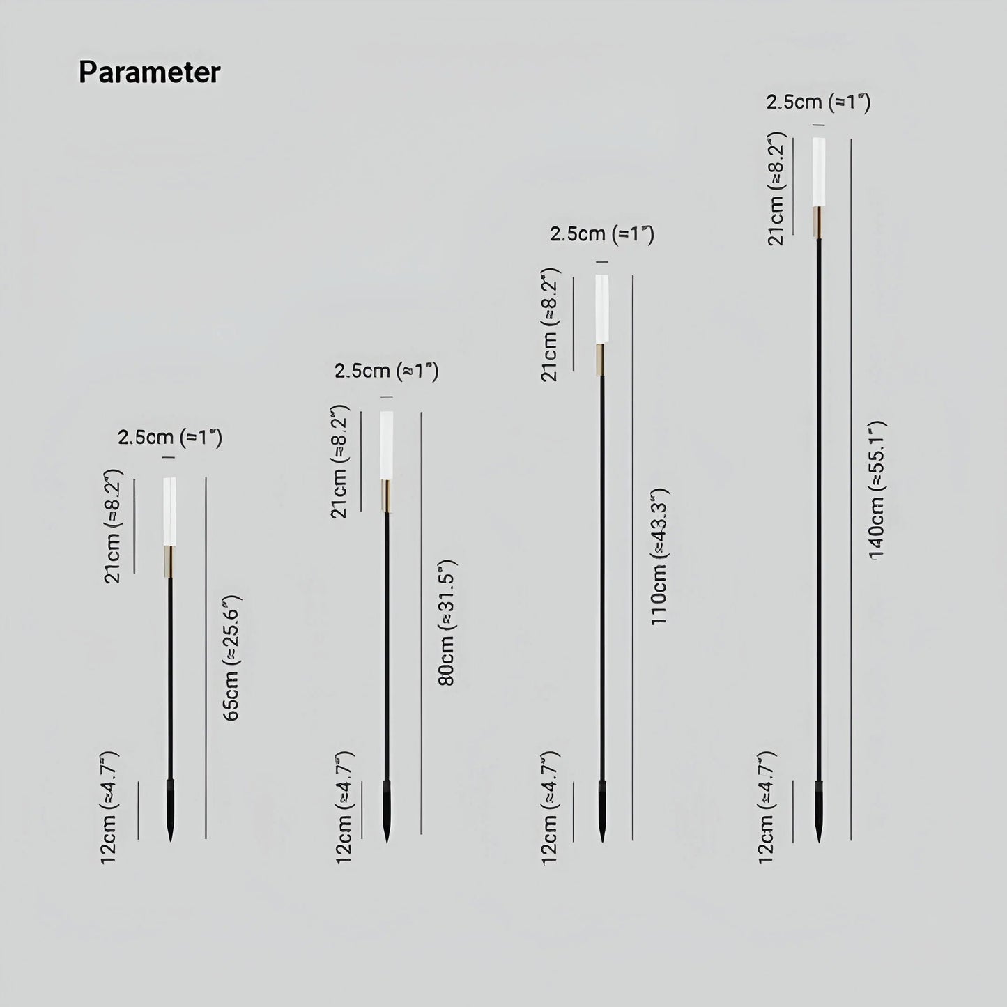 Outdoor Garden Light | Solar-Powered Metal and Acrylic | Modern Solar Lights Outdoor for Pathways and Balconies 5