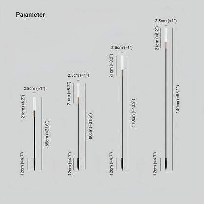 Outdoor Garden Light | Solar-Powered Metal and Acrylic | Modern Solar Lights Outdoor for Pathways and Balconies 5