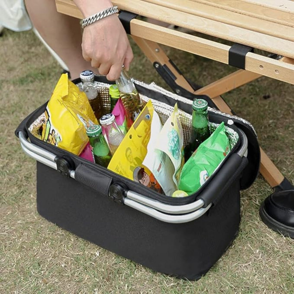 Picnic Basket | 18L Capacity | Collapsible and Leakproof Design 2
