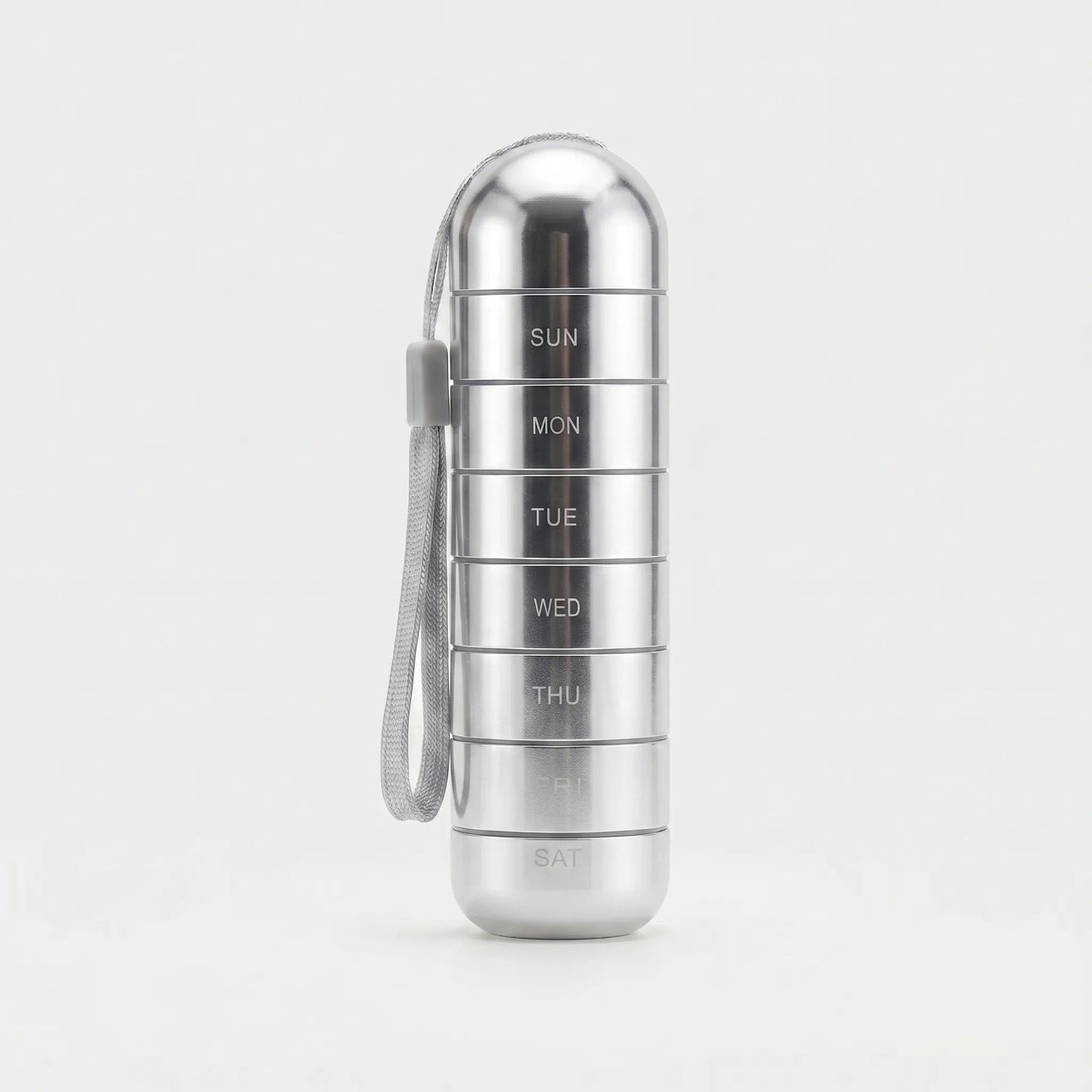 Pill Organizer | Seven Daily Compartments | Compact Weekly Pill Organizer for Travel 0