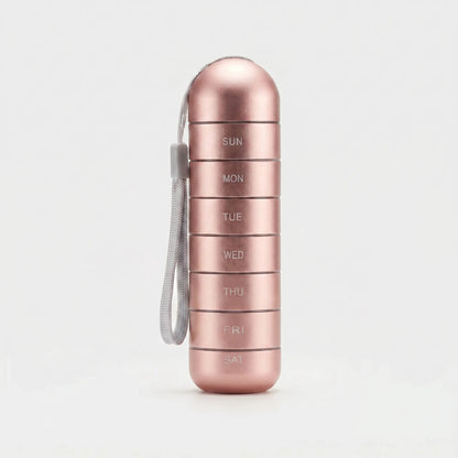 Pill Organizer | Seven Daily Compartments | Compact Weekly Pill Organizer for Travel 5
