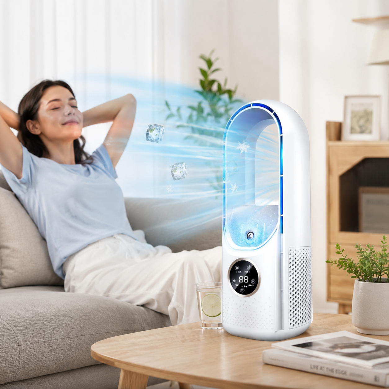 Portable Air Conditioner | Energy Efficient Bladeless Design | Personal Cooling for Small Spaces 1