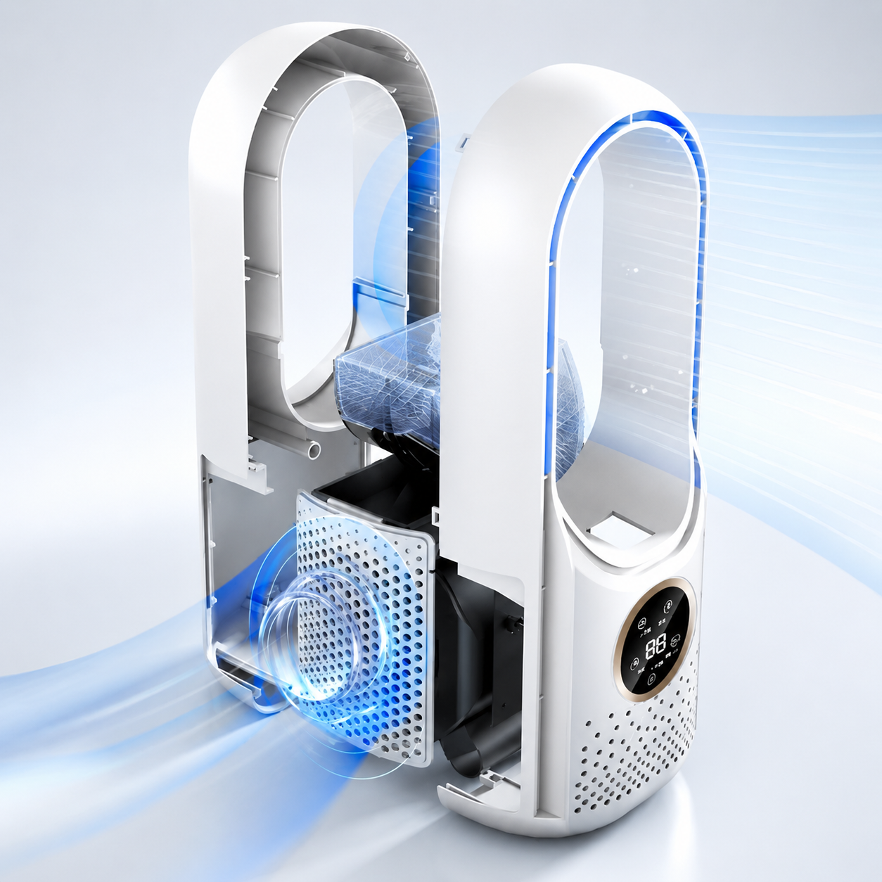 Portable Air Conditioner | Energy Efficient Bladeless Design | Personal Cooling for Small Spaces 2