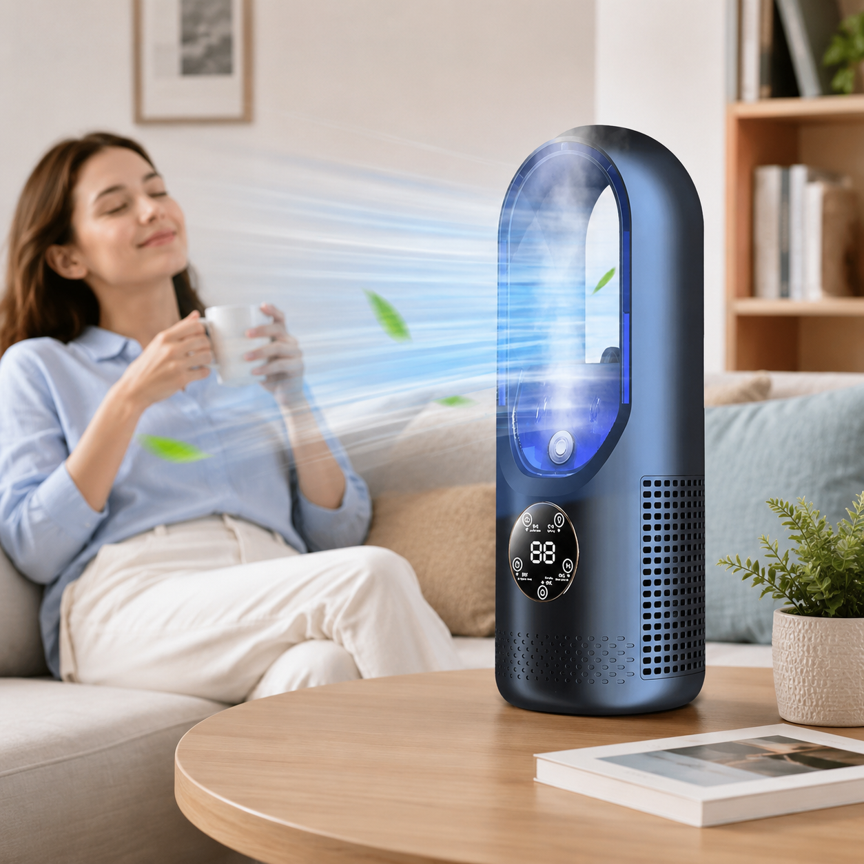 Portable Air Conditioner | Energy Efficient Bladeless Design | Personal Cooling for Small Spaces 5