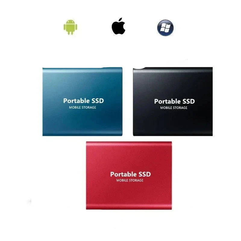 Portable SSD | Slim Design with USB-C Port | External SSD for Android, Apple, Windows 2