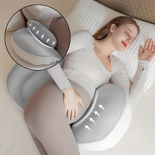 Pregnancy Pillow | Ergonomic Support for Waist, Back, and Abdomen | U Shaped Maternity Pillow for Side Stomach Sleepers 0