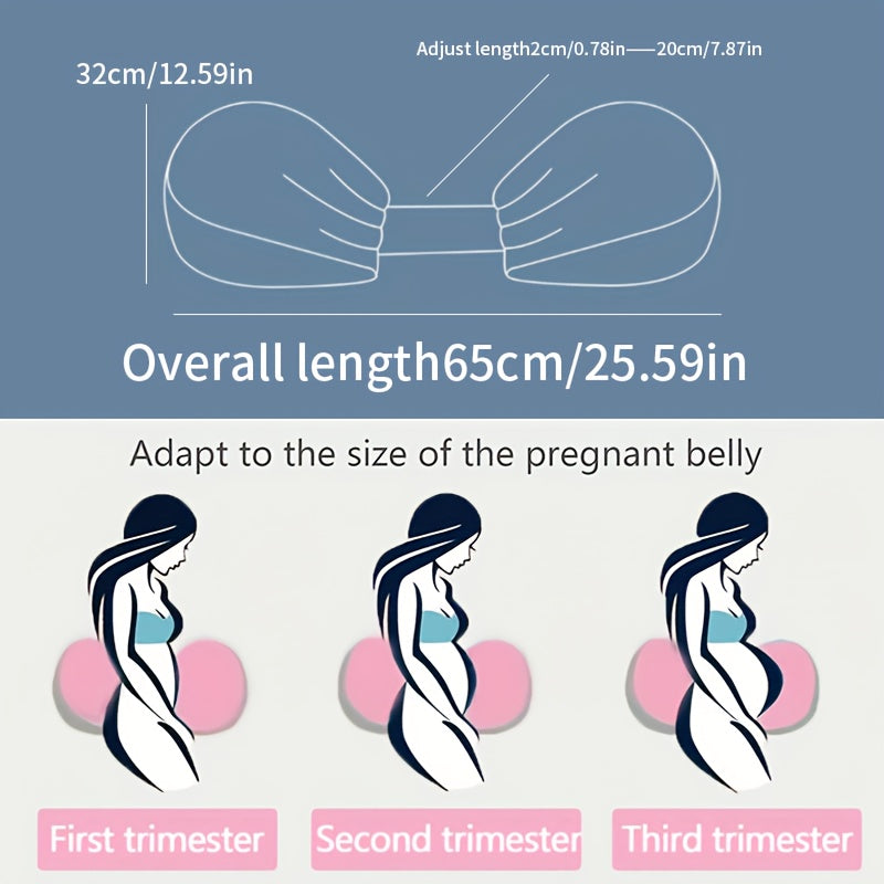 Pregnancy Pillow | Ergonomic Support for Waist, Back, and Abdomen | U Shaped Maternity Pillow for Side Stomach Sleepers 2