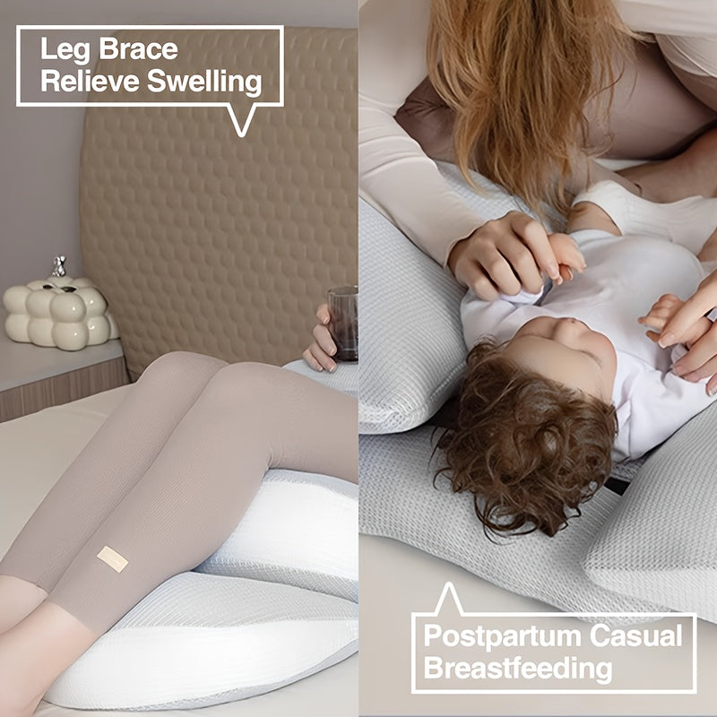 Pregnancy Pillow | Ergonomic Support for Waist, Back, and Abdomen | U Shaped Maternity Pillow for Side Stomach Sleepers 7