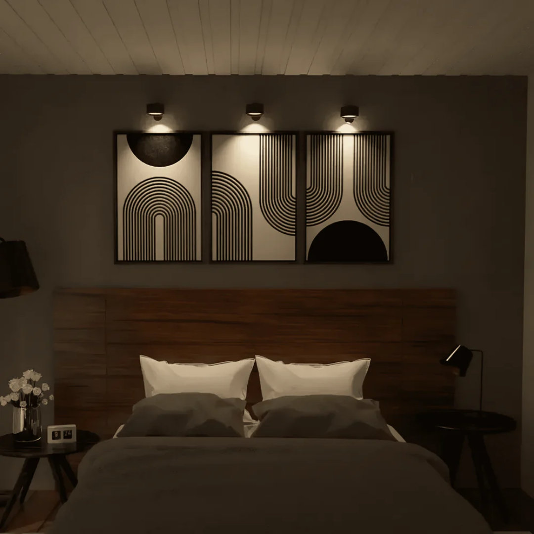 Rechargeable Wireless LED Wall Light - Touch Control Sconce