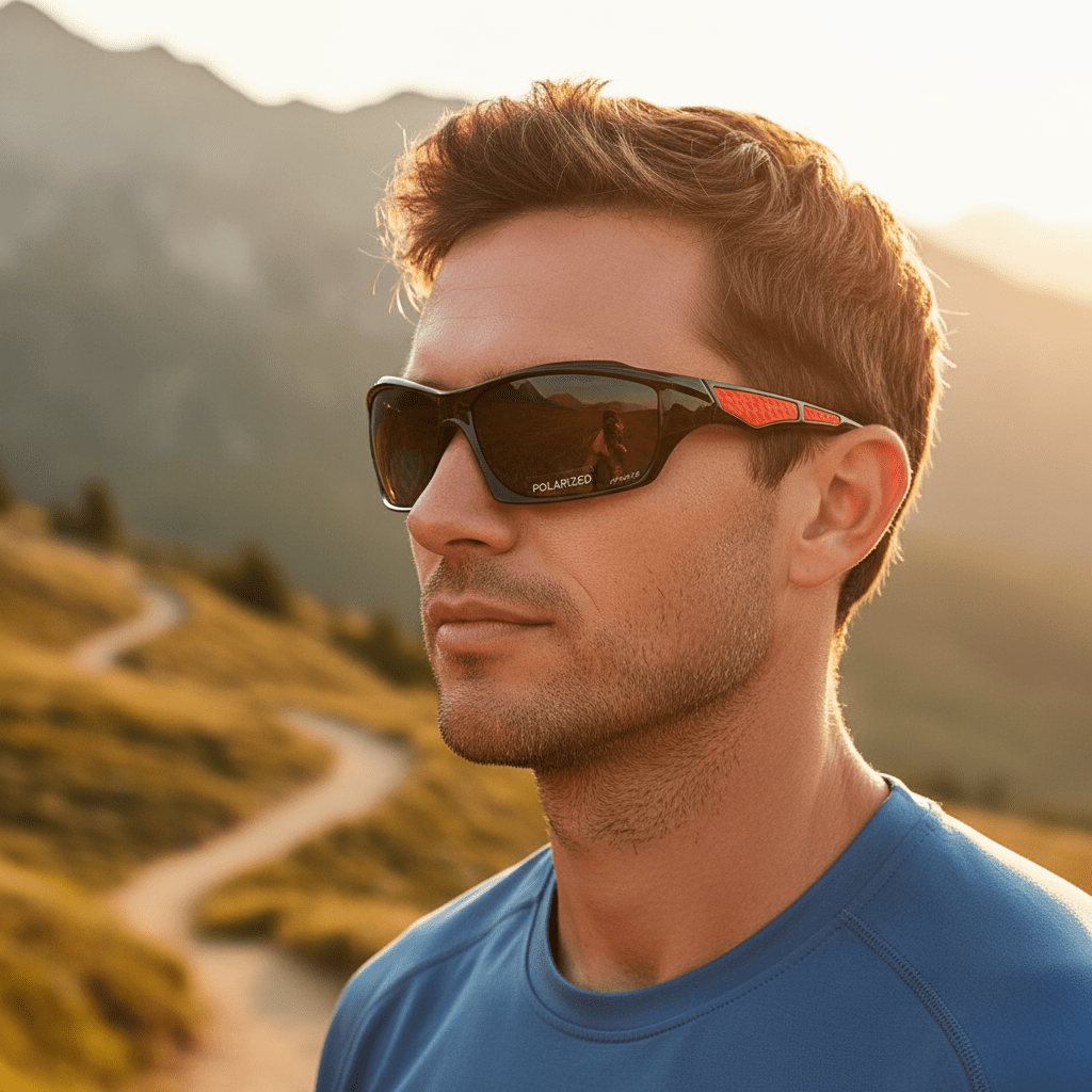Round Polarized Sunglasses | UV400 Protection | Lightweight Metal Frame 0
