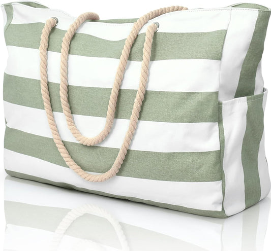 Beach Tote | Waterproof 600D Polyester | Large Beach Bag with Smart Organization and Side Pockets - 1