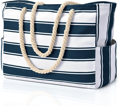 Beach Tote | Waterproof 600D Polyester | Large Beach Bag with Smart Organization and Side Pockets - 13