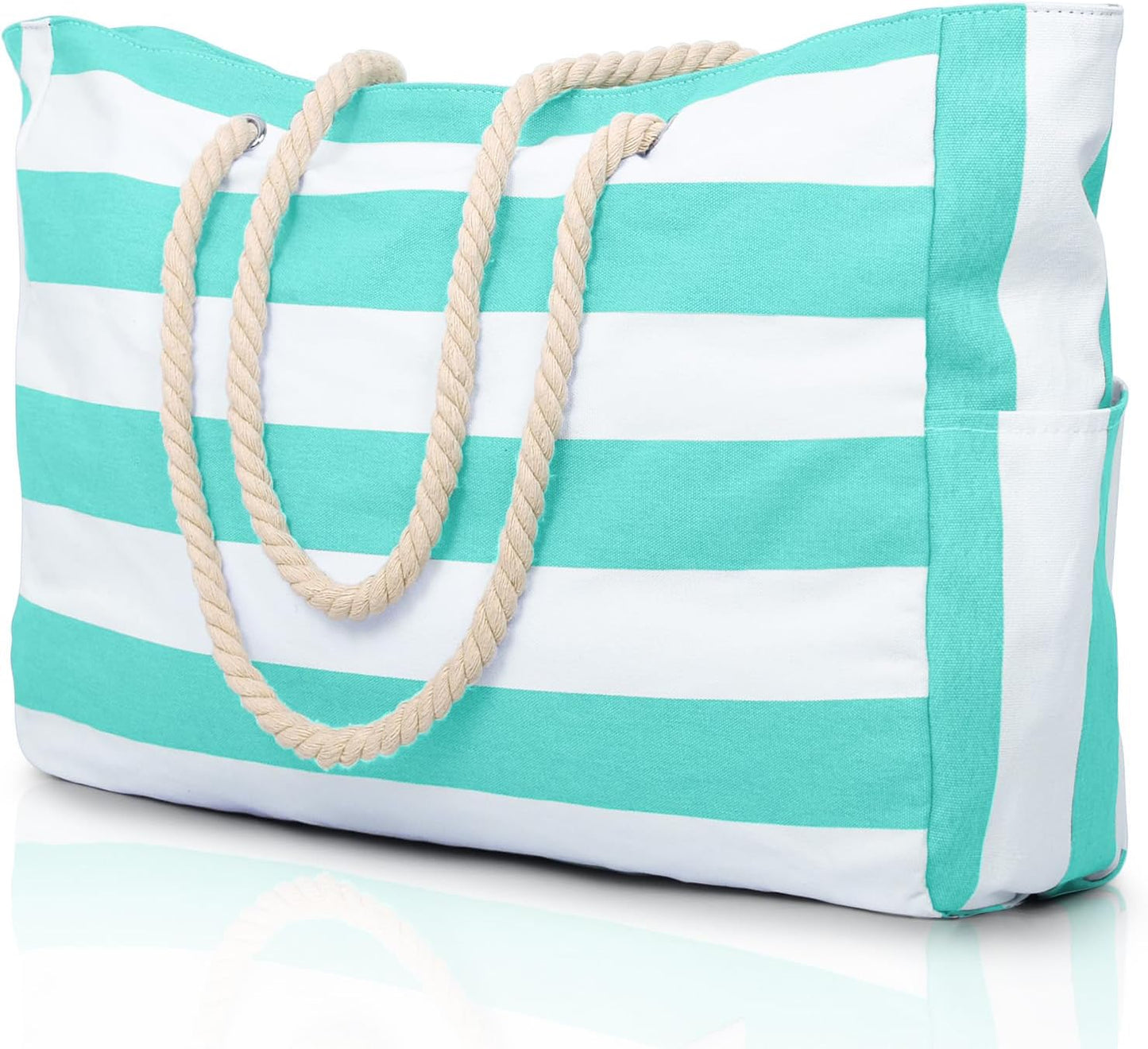 Beach Tote | Waterproof 600D Polyester | Large Beach Bag with Smart Organization and Side Pockets - 15
