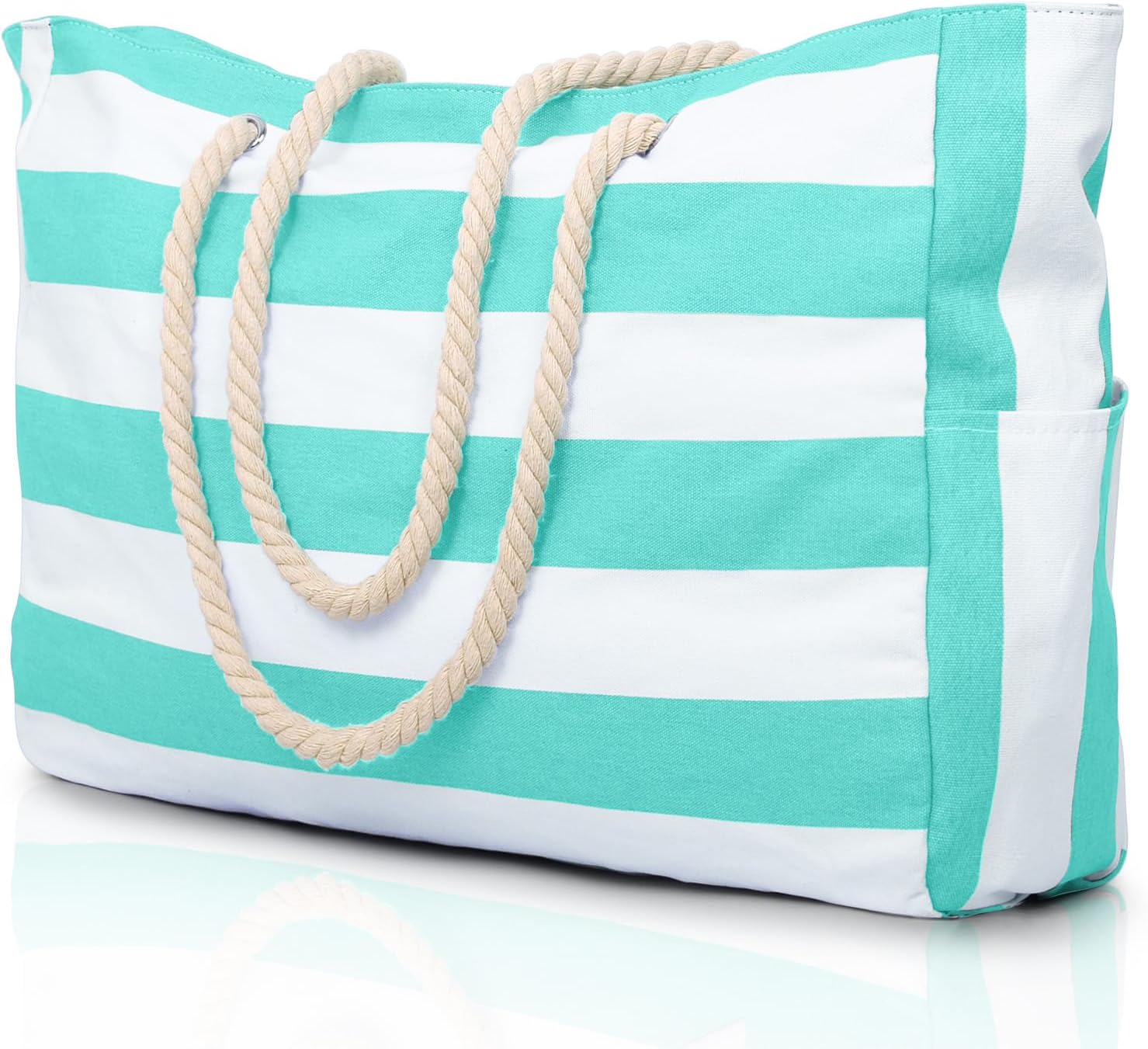 Beach Tote | Waterproof 600D Polyester | Large Beach Bag with Smart Organization and Side Pockets - 15