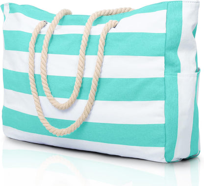 Beach Tote | Waterproof 600D Polyester | Large Beach Bag with Smart Organization and Side Pockets - 15