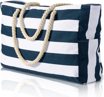 Beach Tote | Waterproof 600D Polyester | Large Beach Bag with Smart Organization and Side Pockets - 18
