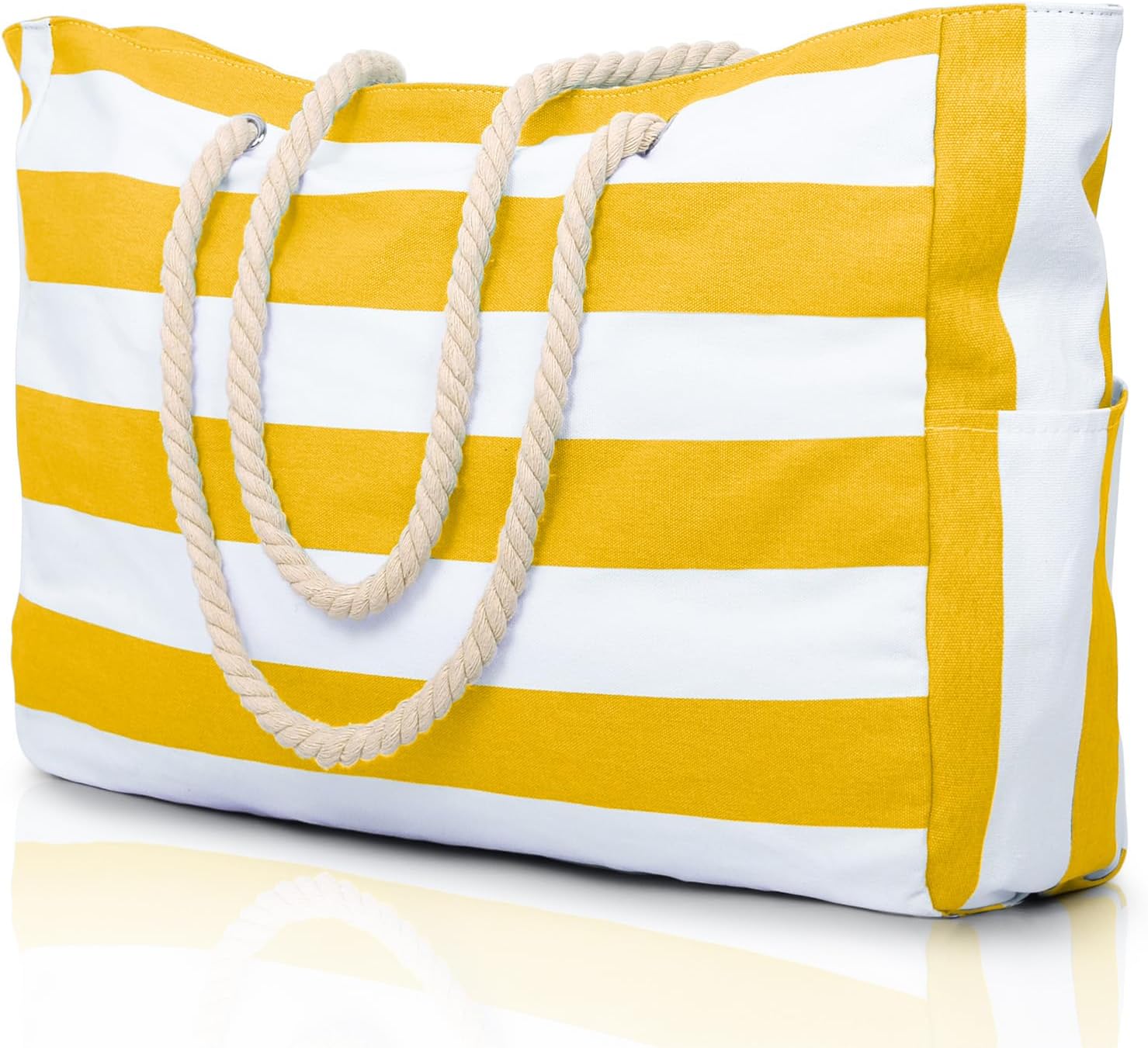 Beach Tote | Waterproof 600D Polyester | Large Beach Bag with Smart Organization and Side Pockets - 19