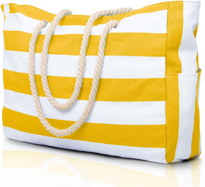 Beach Tote | Waterproof 600D Polyester | Large Beach Bag with Smart Organization and Side Pockets - 19