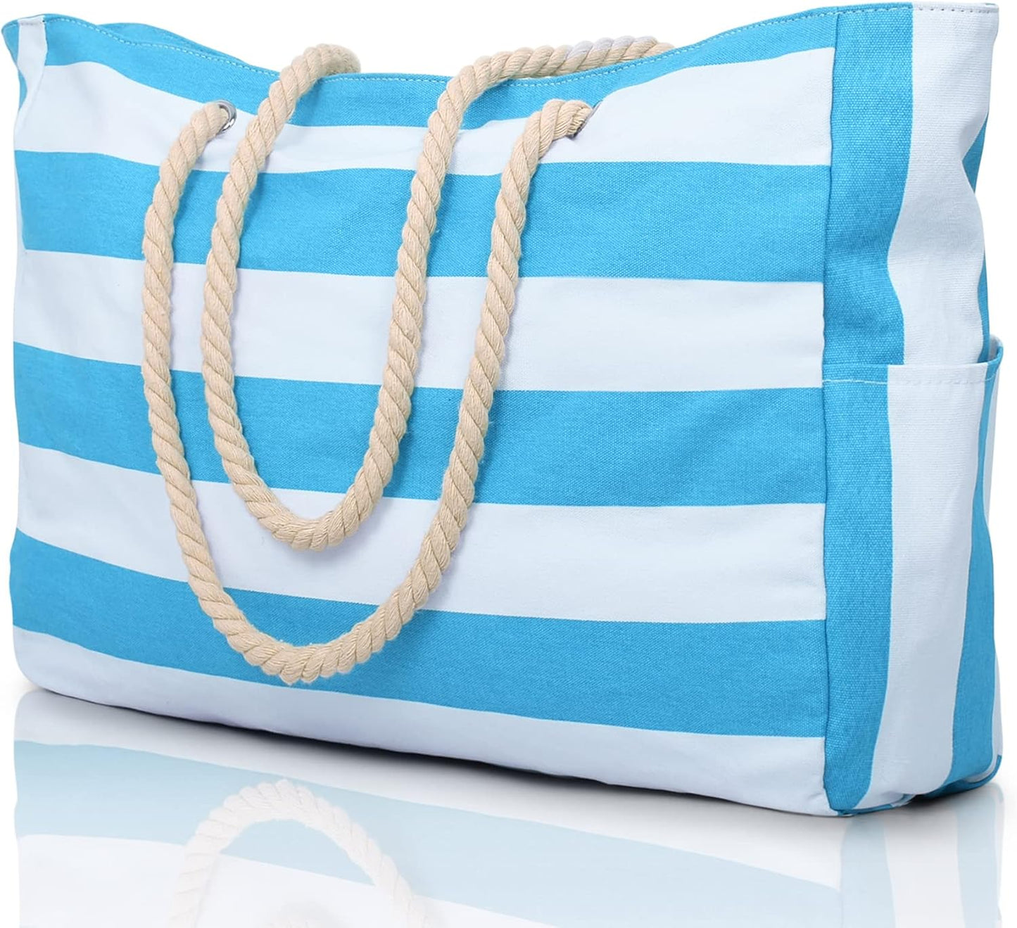 Beach Tote | Waterproof 600D Polyester | Large Beach Bag with Smart Organization and Side Pockets - 22