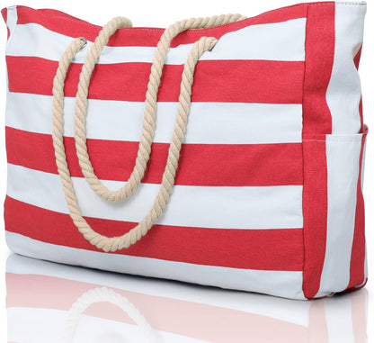 Beach Tote | Waterproof 600D Polyester | Large Beach Bag with Smart Organization and Side Pockets - 24