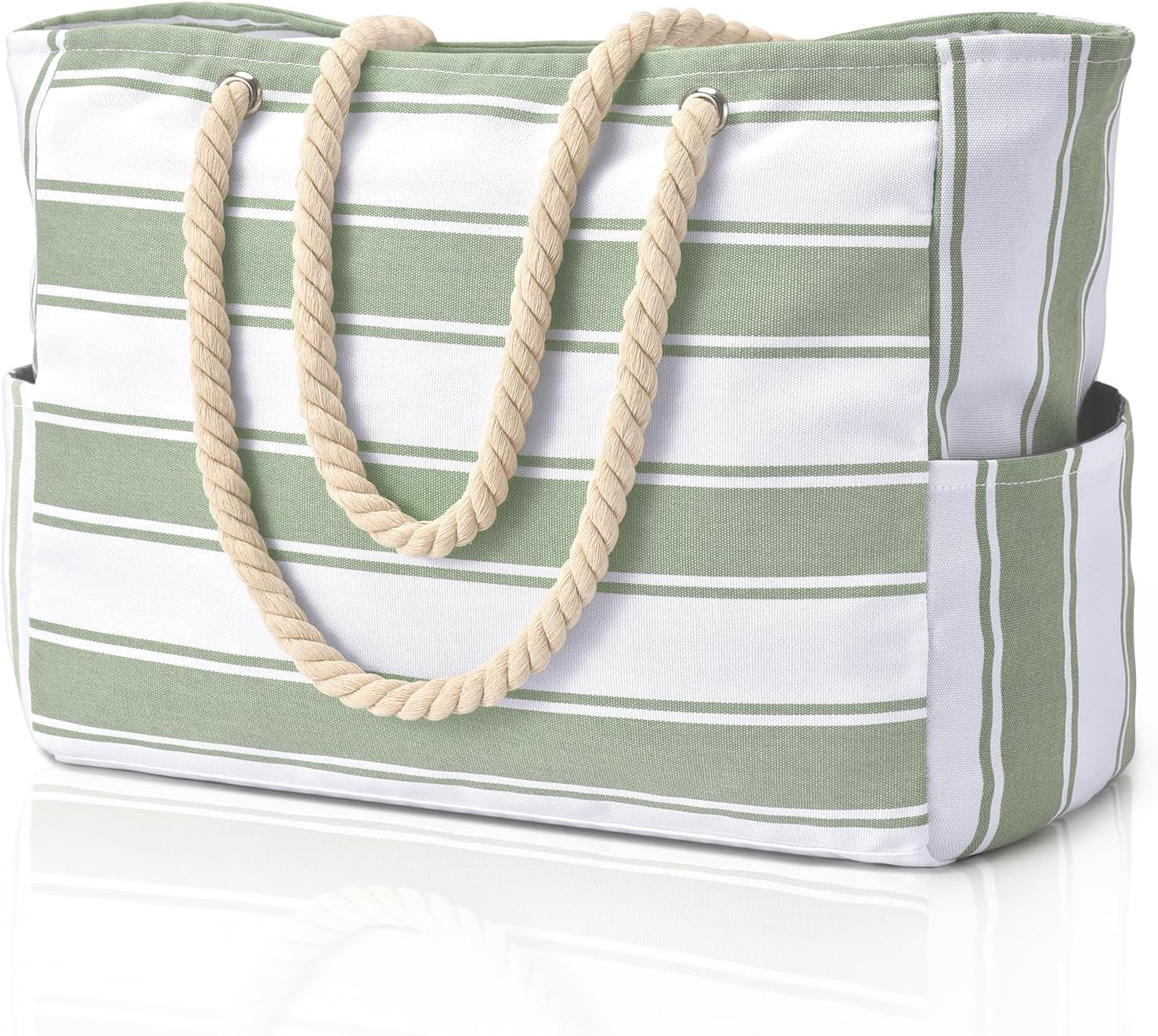 Beach Tote | Waterproof 600D Polyester | Large Beach Bag with Smart Organization and Side Pockets - 25