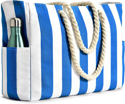 Beach Tote | Waterproof 600D Polyester | Large Beach Bag with Smart Organization and Side Pockets - 26