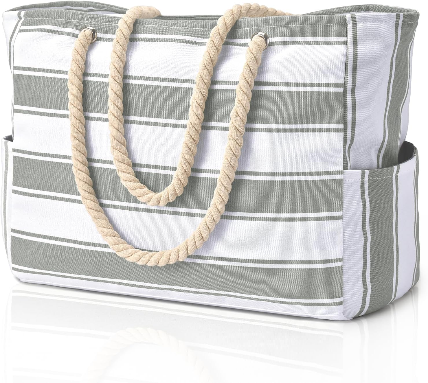 Beach Tote | Waterproof 600D Polyester | Large Beach Bag with Smart Organization and Side Pockets - 27