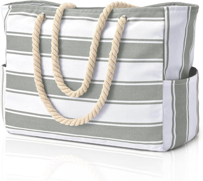 Beach Tote | Waterproof 600D Polyester | Large Beach Bag with Smart Organization and Side Pockets - 27