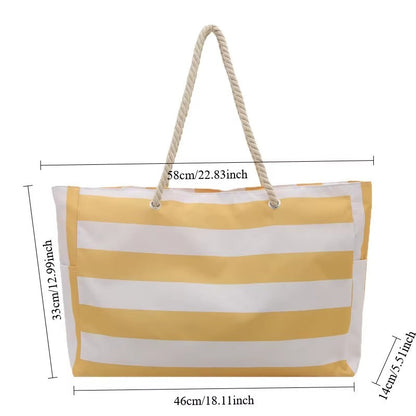 Beach Tote | Waterproof 600D Polyester | Large Beach Bag with Smart Organization and Side Pockets - 8