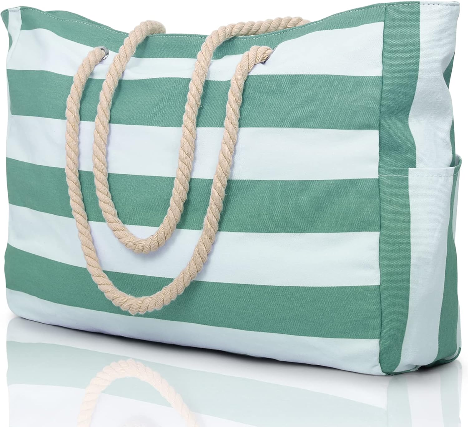 Beach Tote | Waterproof 600D Polyester | Large Beach Bag with Smart Organization and Side Pockets - 10