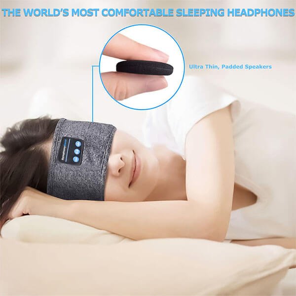 Sleep Headphones | Comfortable Design | Noise Cancelling Headphones for Sleeping and Sleep Mask with Headphones 2