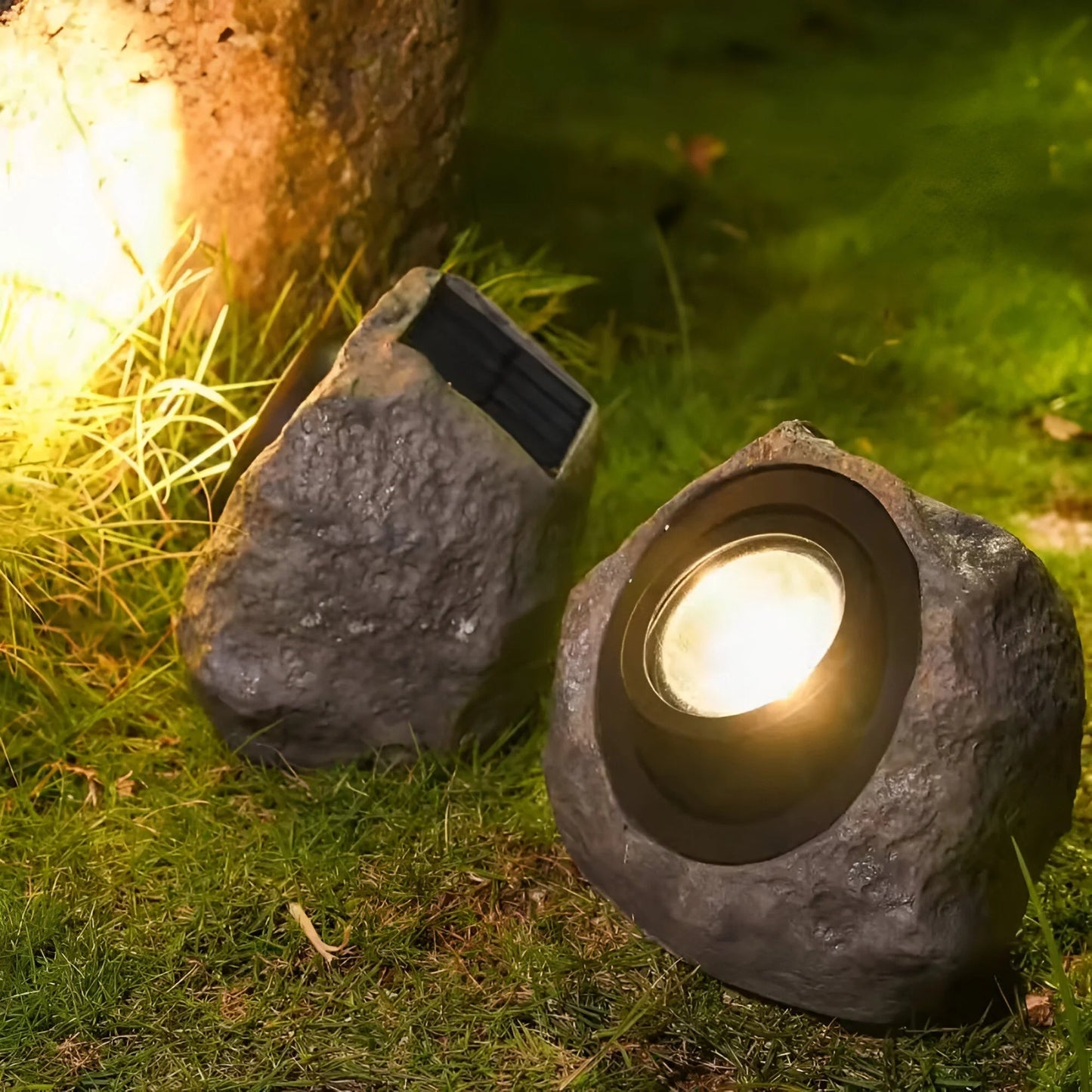 Solar Garden Light | Weatherproof Resin Design | Solar Lights Outdoor for Garden and Patio 0