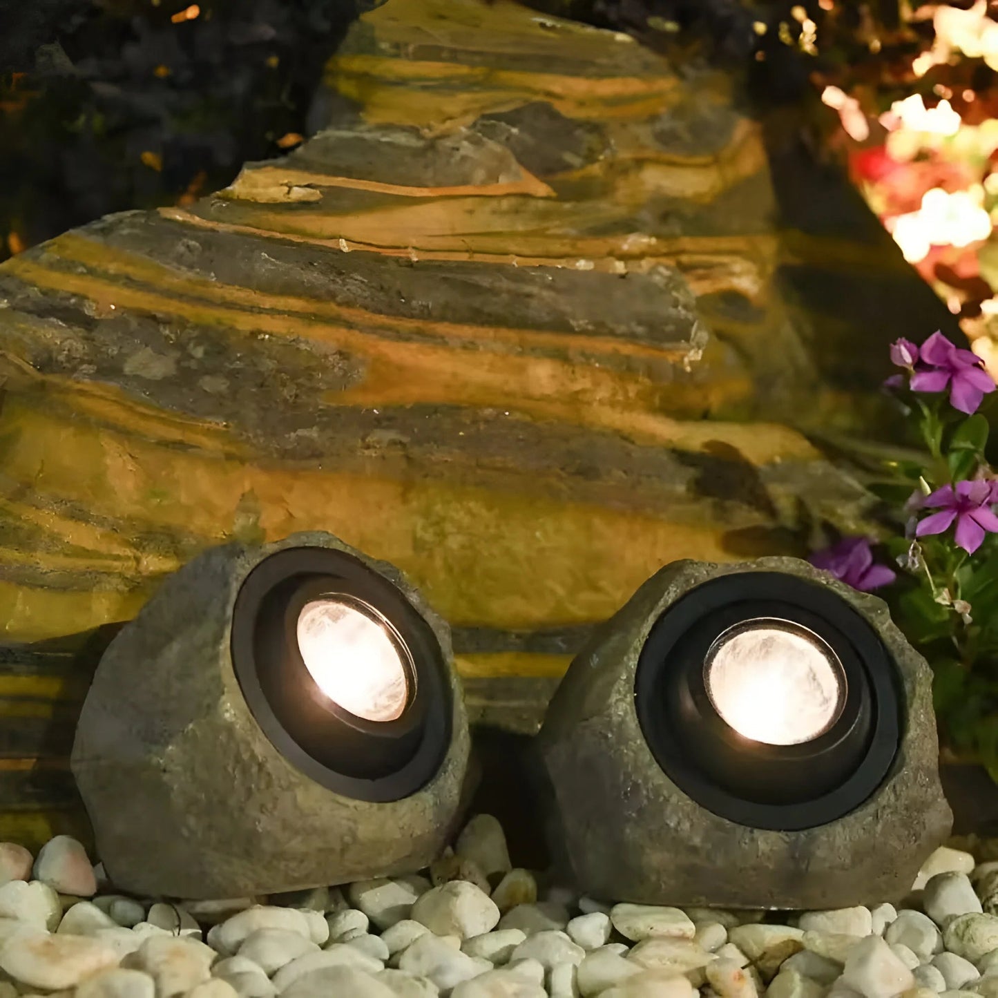 Solar Garden Light | Weatherproof Resin Design | Solar Lights Outdoor for Garden and Patio 1