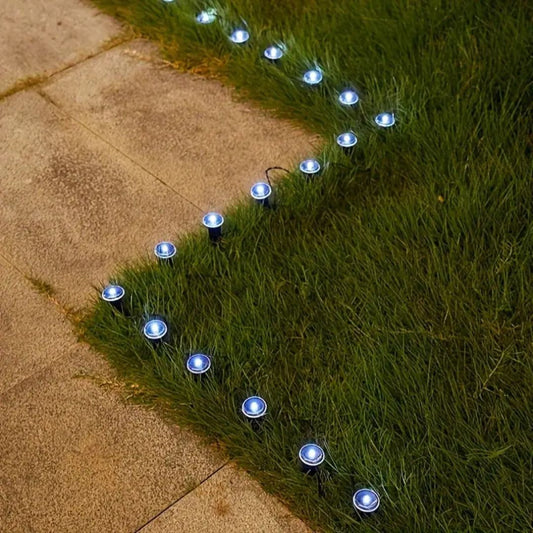 Solar Garden Lights | Weatherproof Design | 15-Pack Solar Lights Outdoor for Pathways and Patios 0