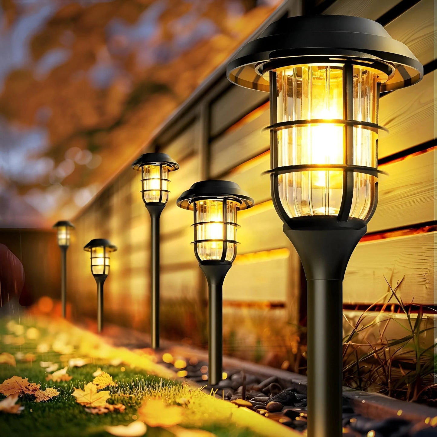 Solar Garden Lights | Weatherproof Design | Solar Lights Outdoor for Garden Ambiance 0