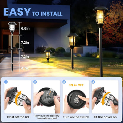 Solar Garden Lights | Weatherproof Design | Solar Lights Outdoor for Garden Ambiance 3