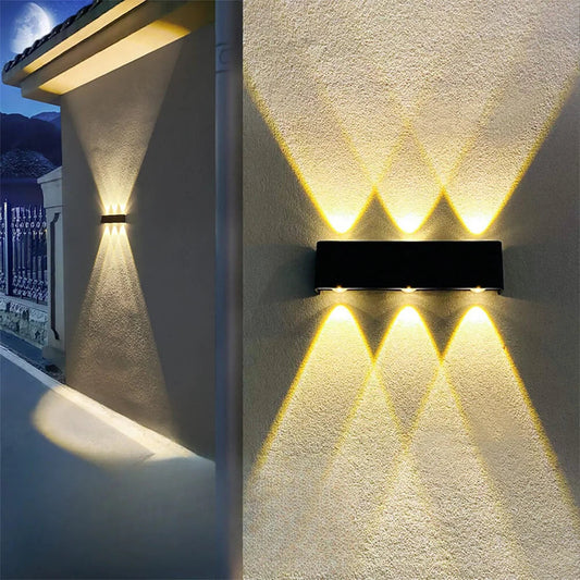 Solar Outdoor Wall Light | Dual Beam Design | Waterproof Aluminum Alloy Fixture 0