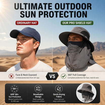 Sun Hat | UPF 50+ Full Face and Neck Coverage | Breathable Cooling Fabric for Outdoor Activities 4