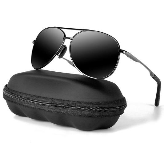 Sunglasses | Polarized Lenses | Lightweight Metal Aviator Design 0