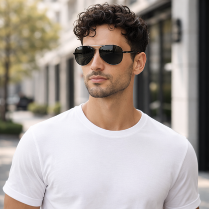 Sunglasses | Polarized Lenses | Lightweight Metal Aviator Design 1