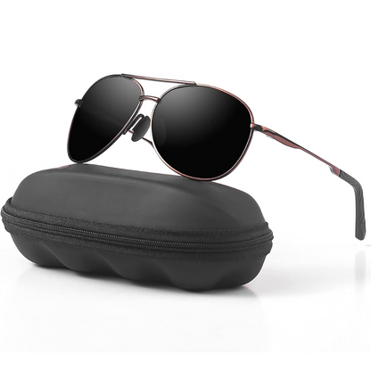 Sunglasses | Polarized Lenses | Lightweight Metal Aviator Design 6