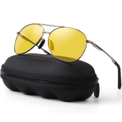 Sunglasses | Polarized Lenses | Lightweight Metal Aviator Design 9