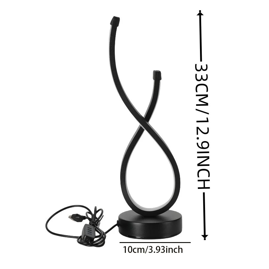 Table Lamp | Dimmable Brightness | Bedside Lamps and Desk Lamp for Modern Living Room 4