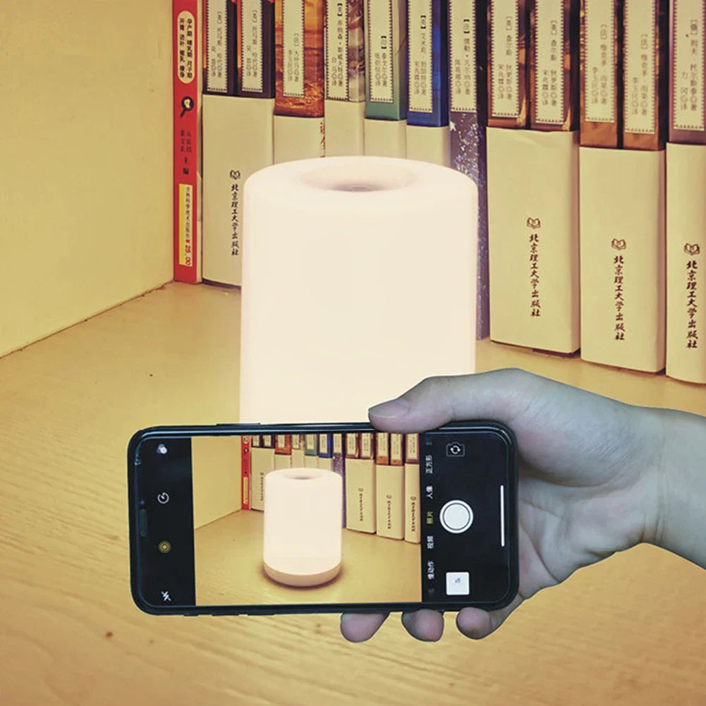 Table Lamp | Rechargeable LED with USB Charging | Dimmable Touchless Control for Home and Outdoor Use 2